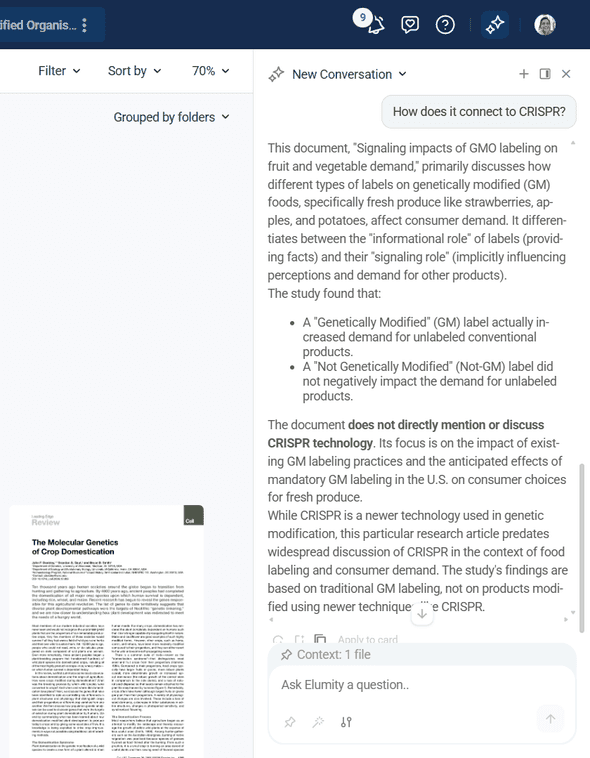 Add AI to sidebar